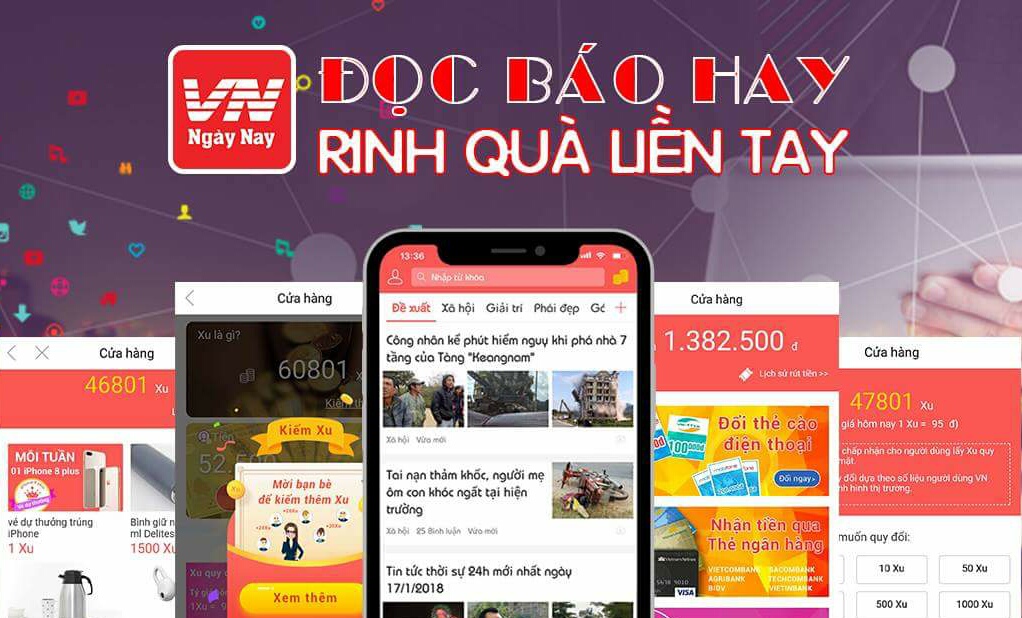 ứng dụng đọc báo kiếm tiền